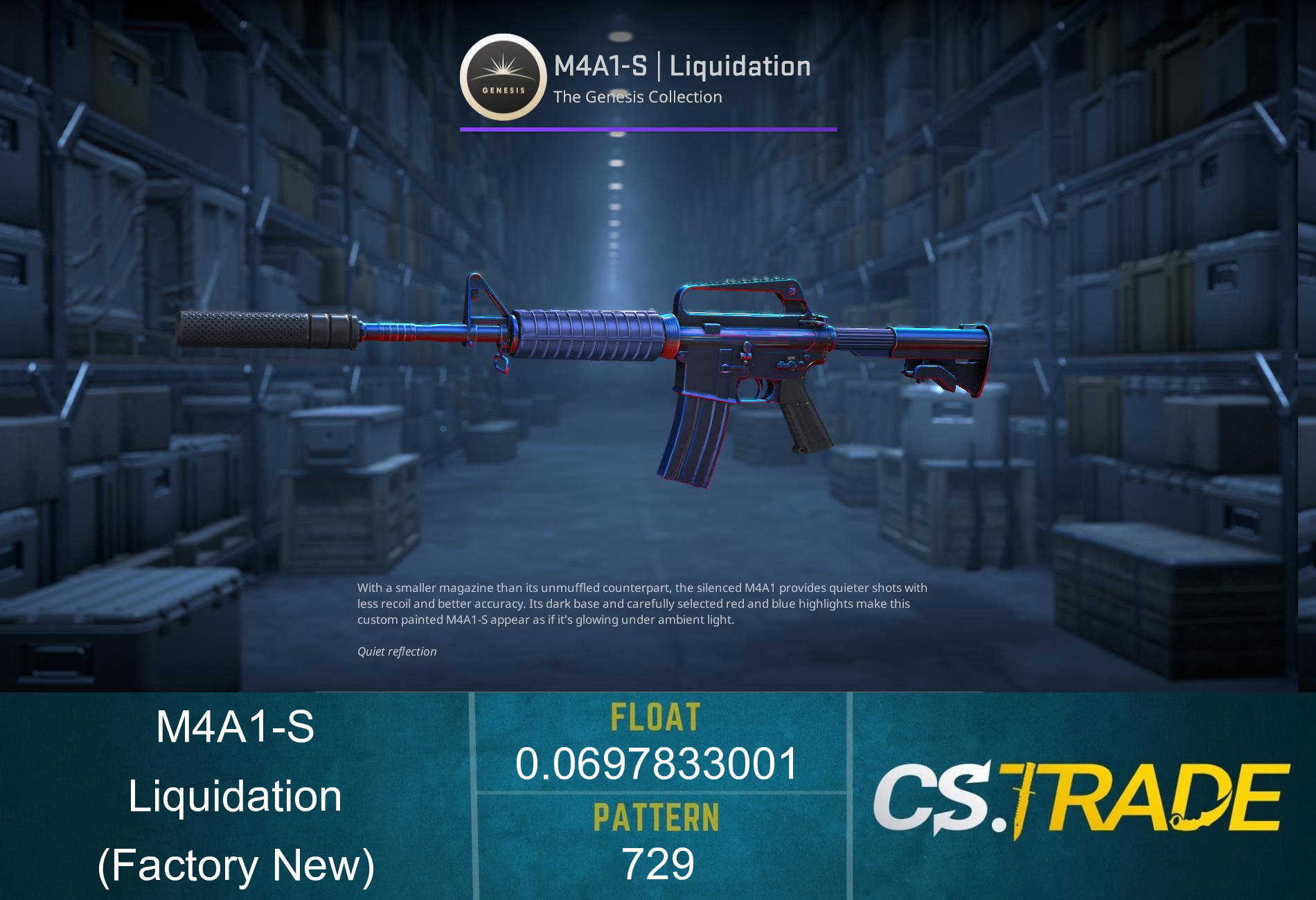 M4A1-S | Liquidation (Factory New) Screenshot