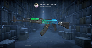 AK-47 | Ice Coaled (Well-Worn) Screenshot