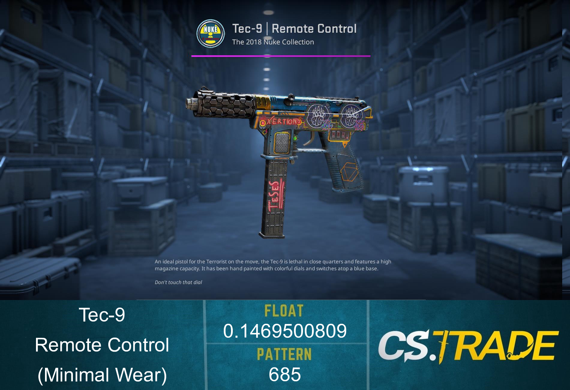 Tec-9 | Remote Control (Minimal Wear) Screenshot