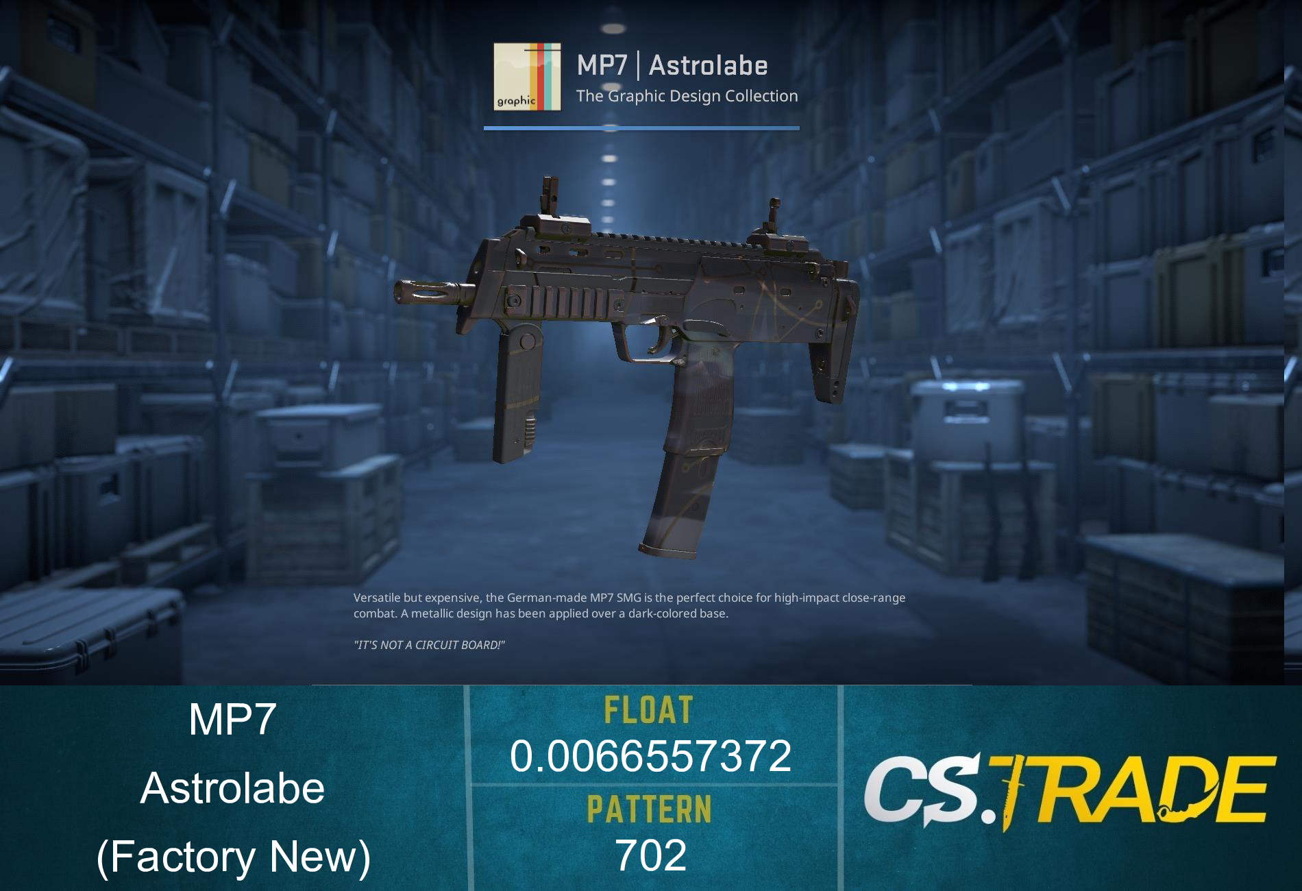 MP7 | Astrolabe (Factory New) Screenshot