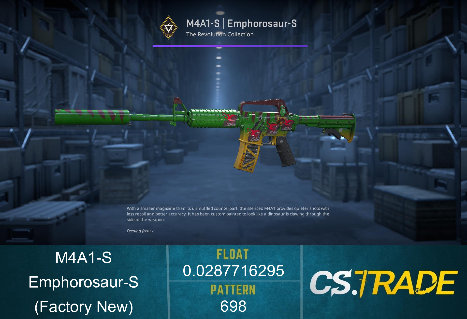 M4A1-S | Emphorosaur-S (Factory New) Screenshot