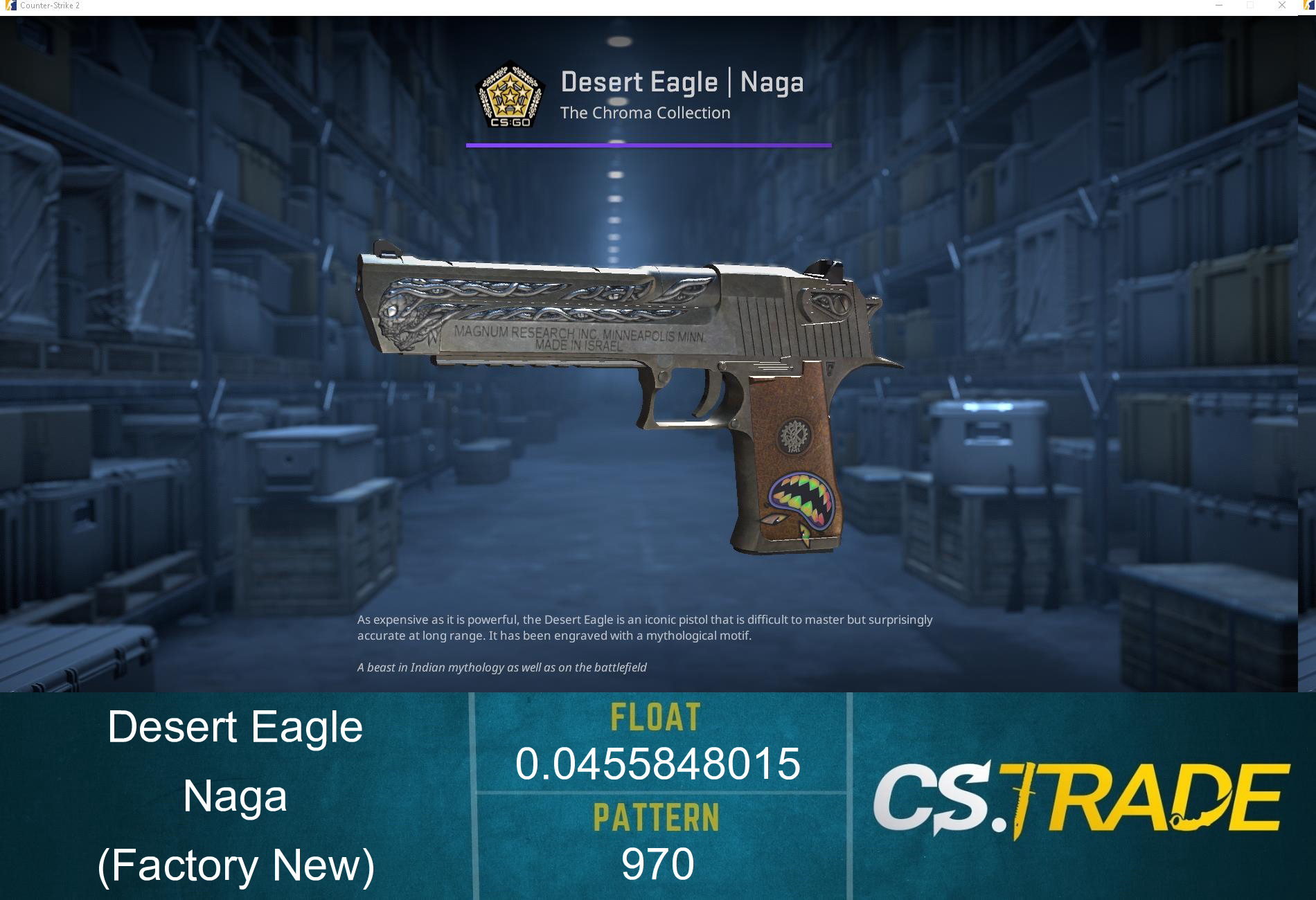 Desert Eagle | Naga (Factory New) Screenshot