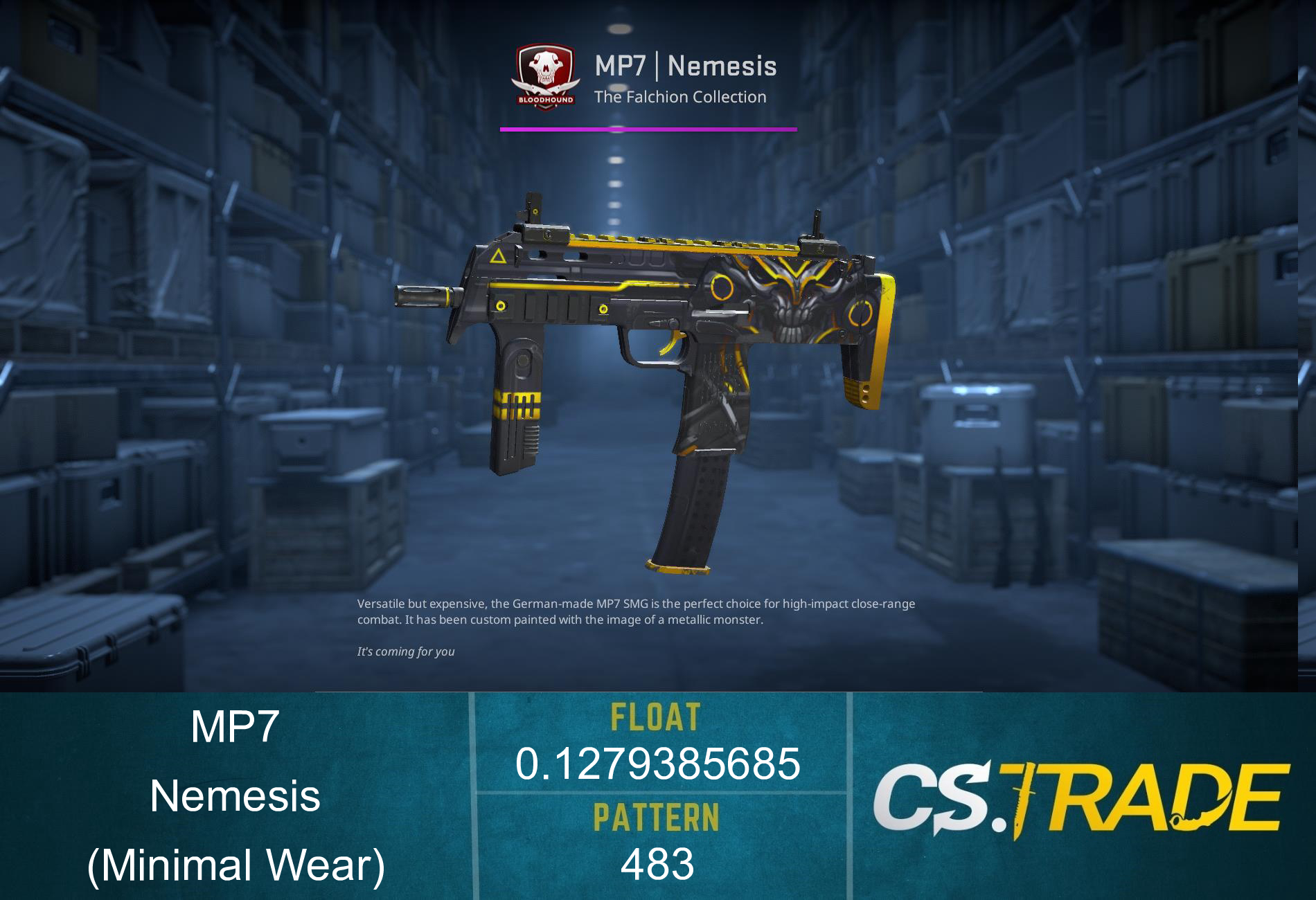 MP7 | Nemesis (Minimal Wear) Screenshot