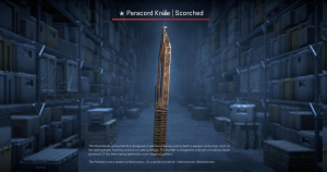 ★ Paracord Knife | Scorched (Battle-Scarred) Screenshot