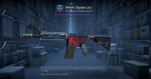 M4A4 | Spider Lily (Well-Worn) Screenshot