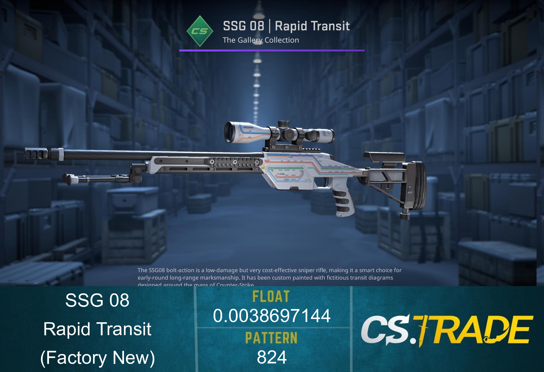 SSG 08 | Rapid Transit (Factory New) Screenshot