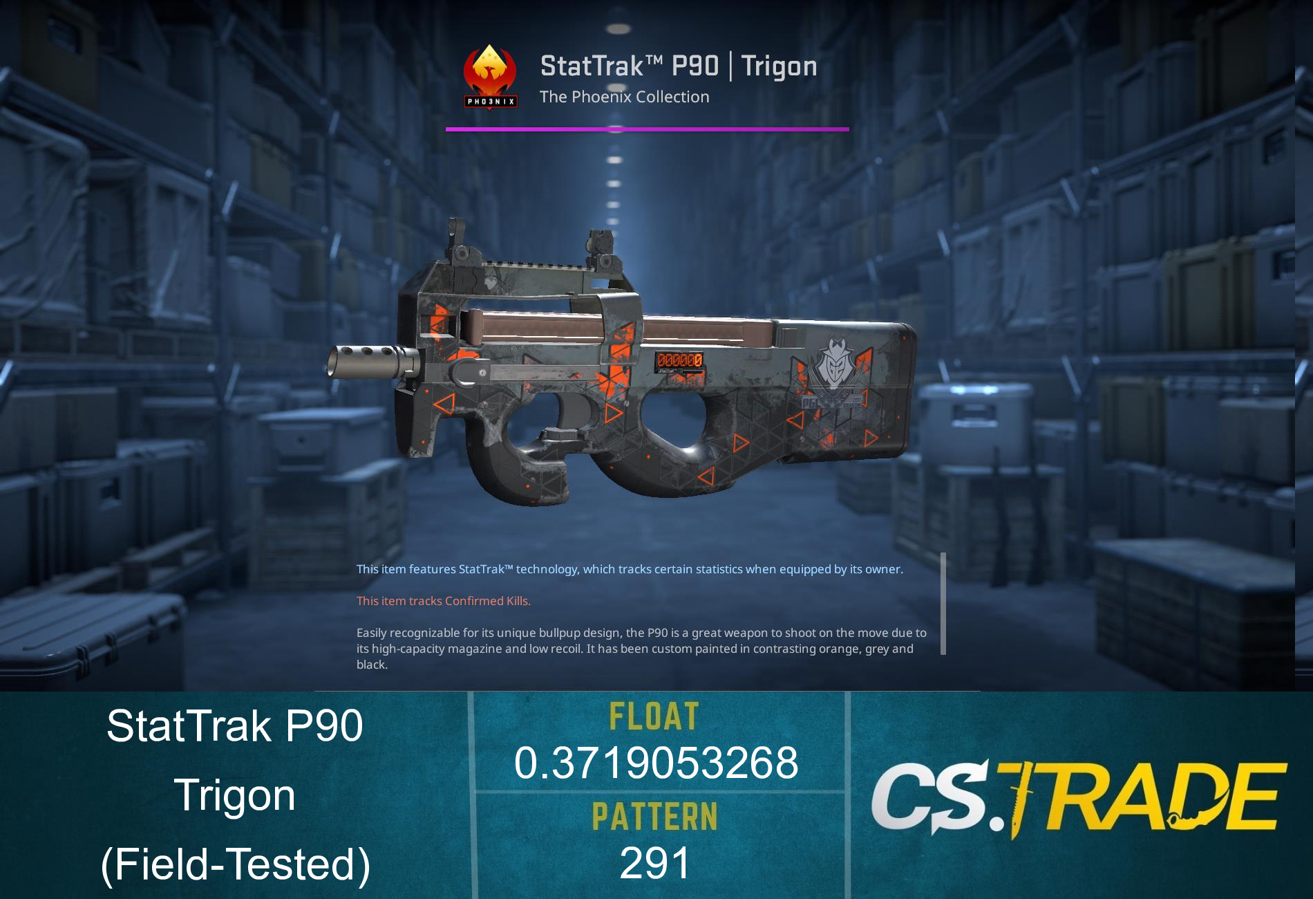 StatTrak™ P90 | Trigon (Field-Tested)