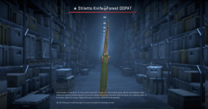 ★ Stiletto Knife | Forest DDPAT (Battle-Scarred) Screenshot