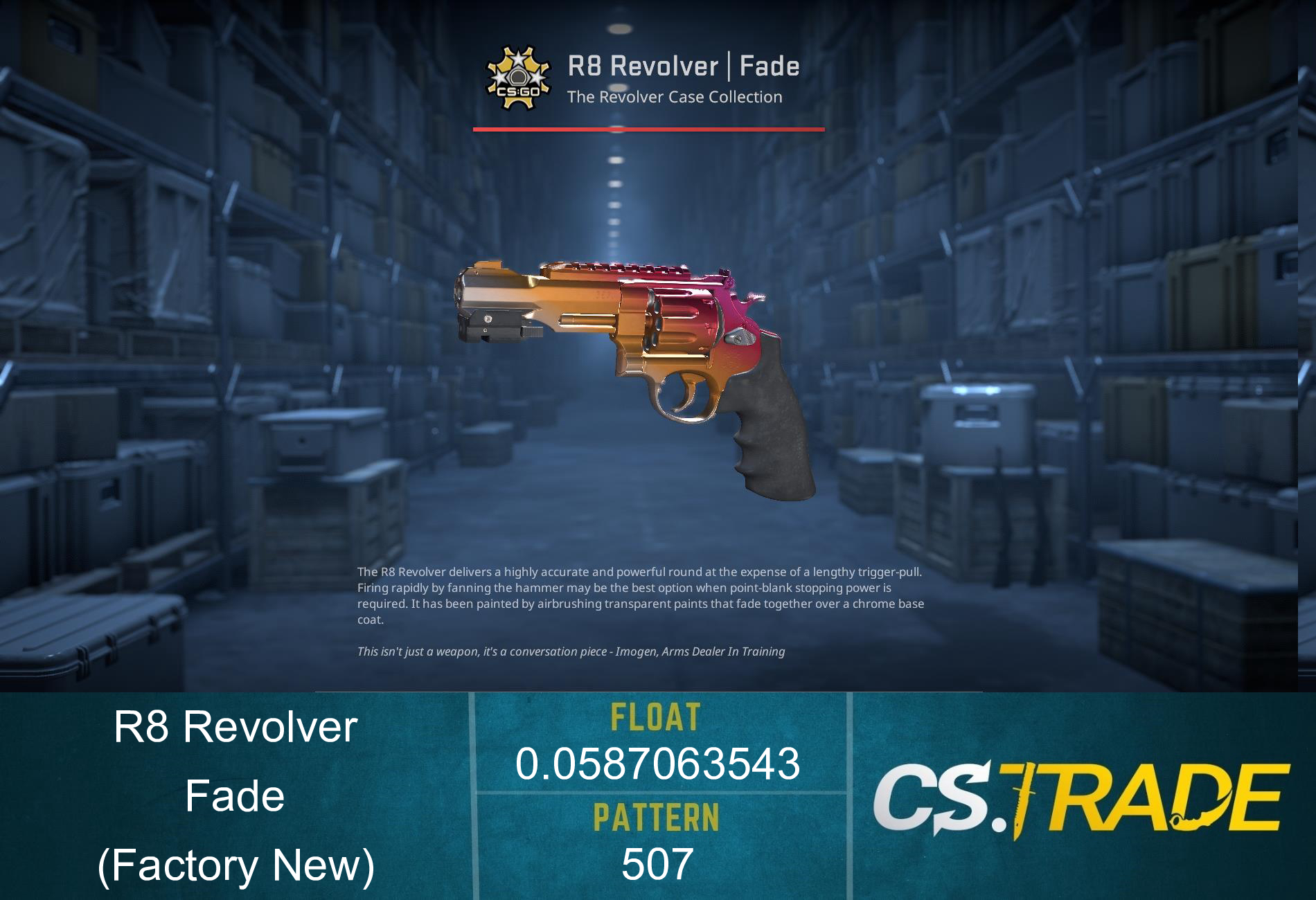 R8 Revolver | Fade (Factory New) Screenshot