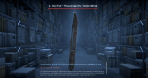 ★ StatTrak™ Paracord Knife | Night Stripe (Battle-Scarred) Screenshot