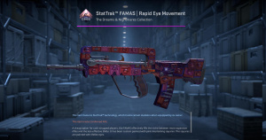 StatTrak™ FAMAS | Rapid Eye Movement (Field-Tested) Screenshot