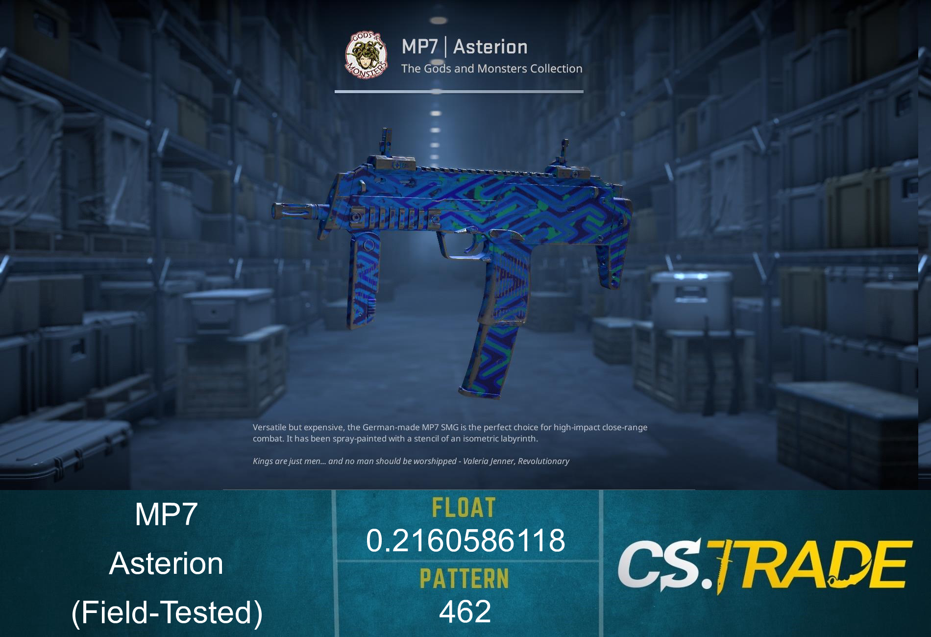 MP7 | Asterion (Field-Tested) Screenshot
