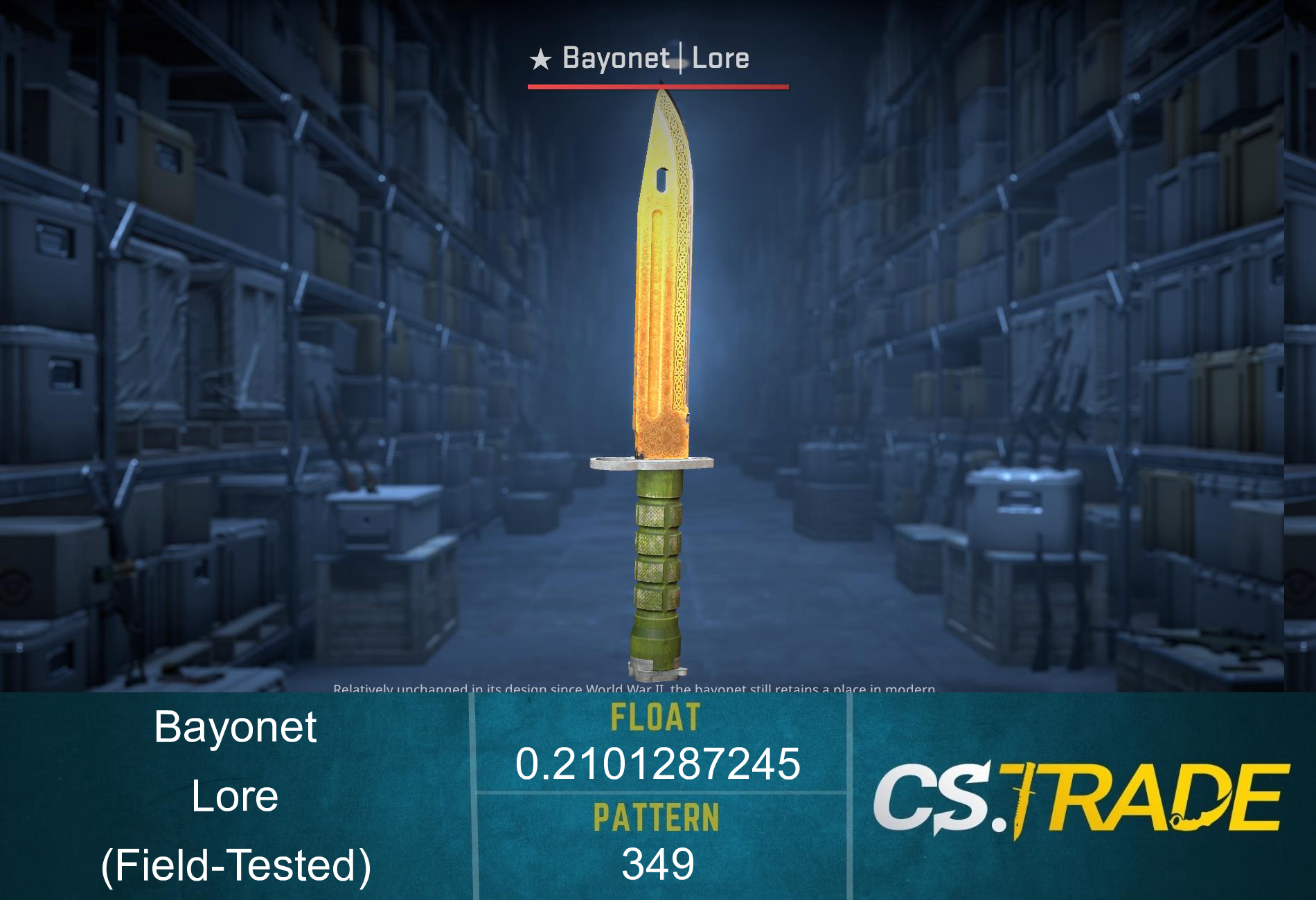 ★ StatTrak™ Bayonet | Lore (Field-Tested) Screenshot
