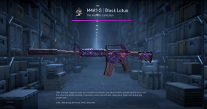 M4A1-S | Black Lotus (Battle-Scarred) Screenshot