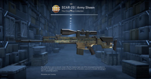 SCAR-20 | Army Sheen (Factory New) Screenshot