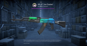 AK-47 | Ice Coaled (Minimal Wear) Screenshot