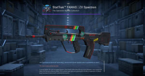 StatTrak™ FAMAS | ZX Spectron (Well-Worn) Screenshot