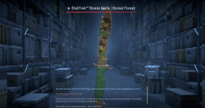 ★ StatTrak™ Bowie Knife | Boreal Forest (Minimal Wear) Screenshot