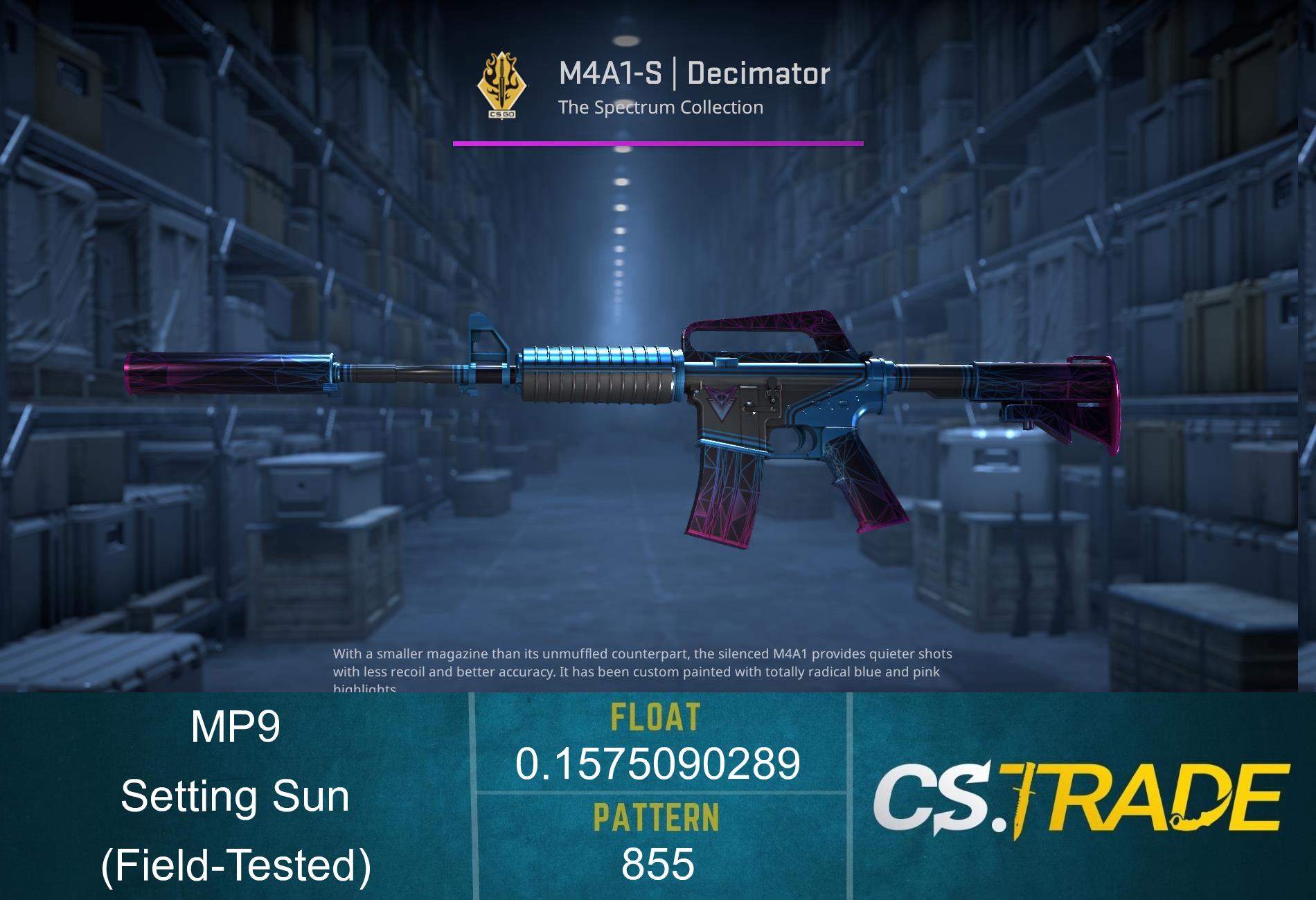 MP9 | Setting Sun (Field-Tested) Screenshot