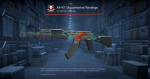 AK-47 | Aquamarine Revenge (Field-Tested) Screenshot