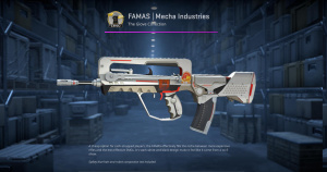 FAMAS | Mecha Industries (Factory New) Screenshot