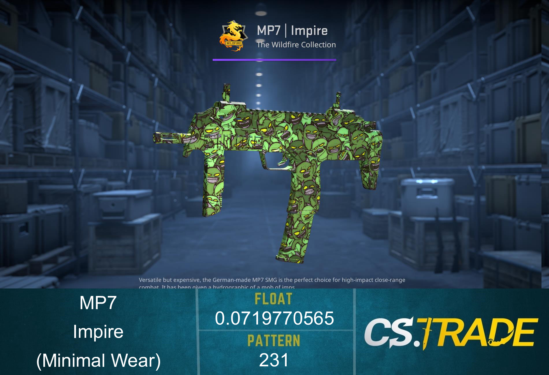 MP7 | Impire (Minimal Wear) Screenshot