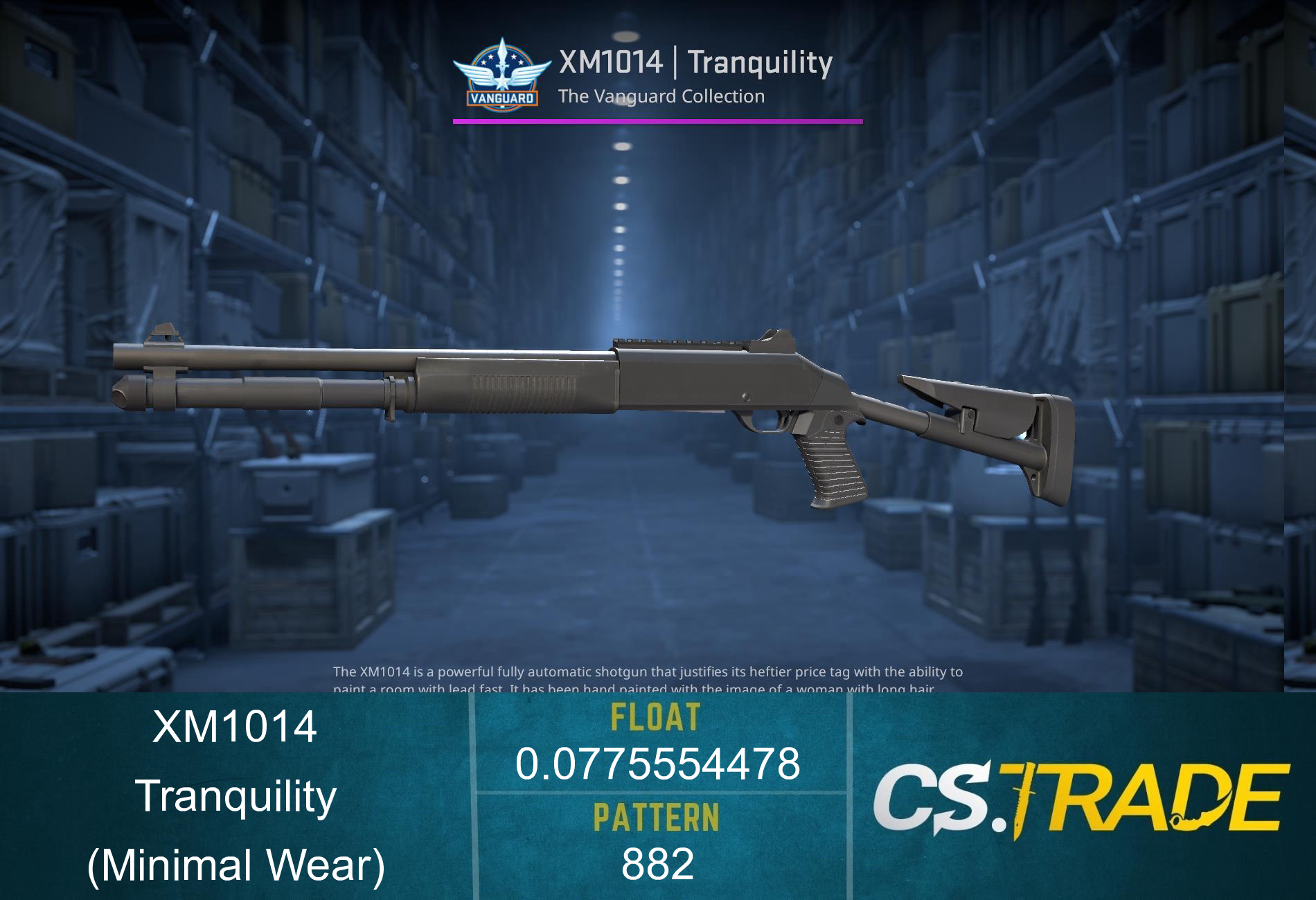 XM1014 | Tranquility (Minimal Wear) Screenshot