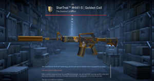 StatTrak™ M4A1-S | Golden Coil (Battle-Scarred) Screenshot