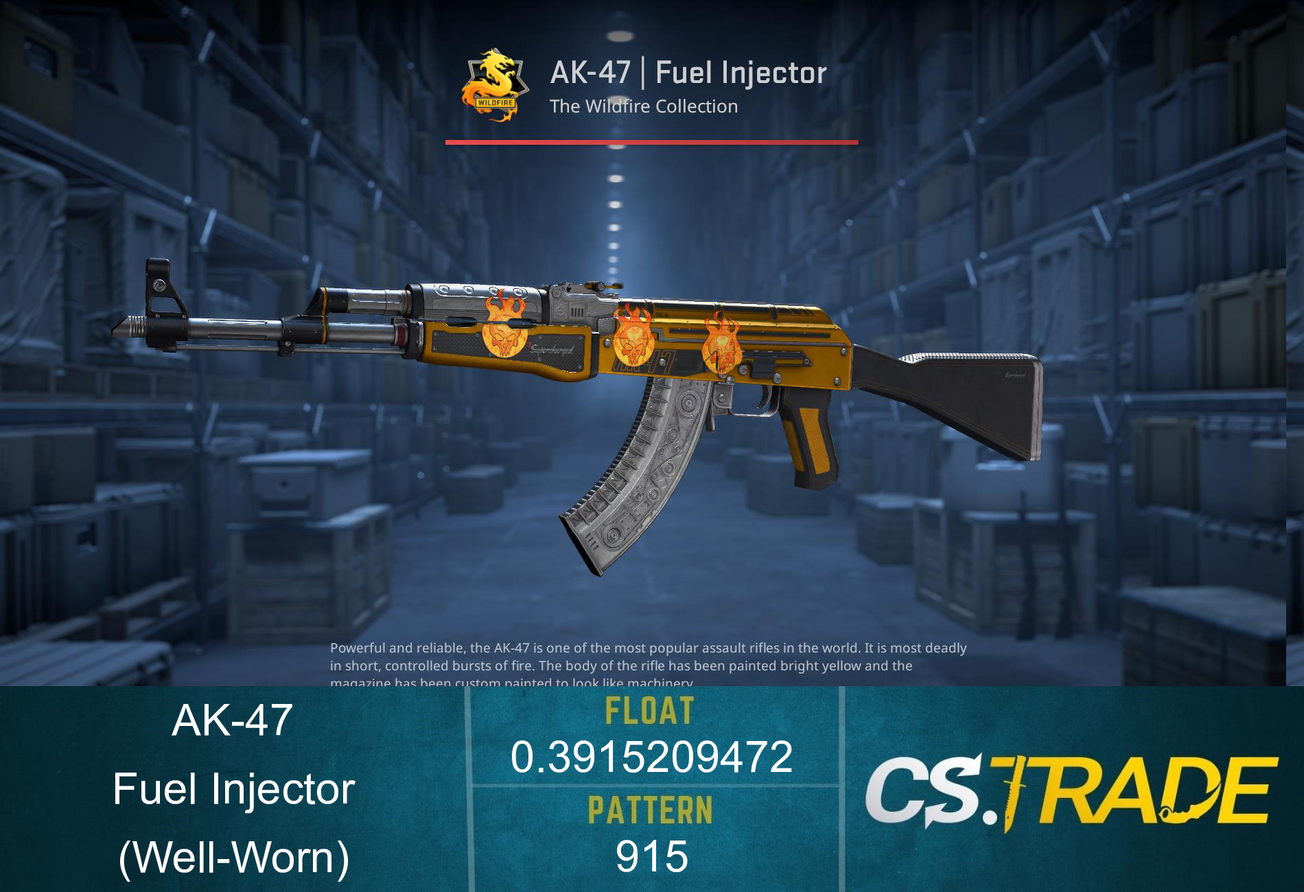 AK-47 | Fuel Injector (Well-Worn) Screenshot