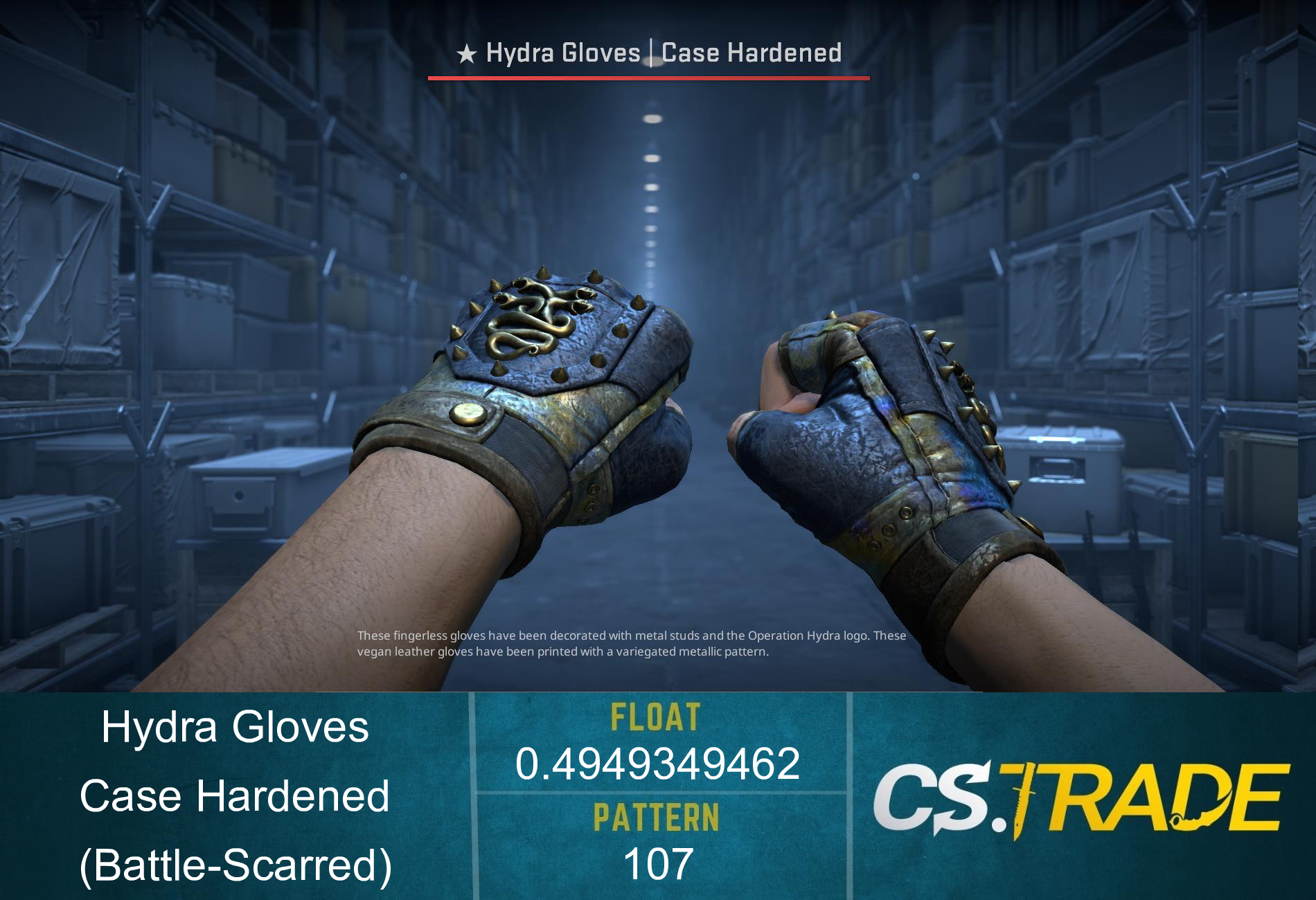 ★ Hydra Gloves | Case Hardened (Battle-Scarred) Screenshot