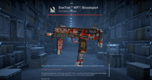 StatTrak™ MP7 | Bloodsport (Field-Tested) Screenshot