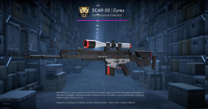 SCAR-20 | Cyrex (Minimal Wear) Screenshot