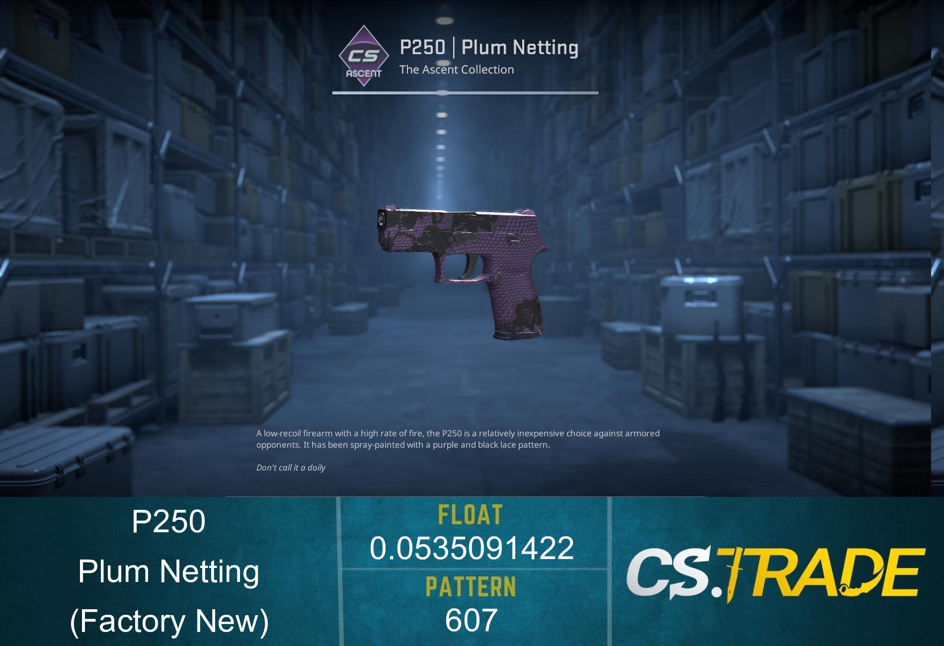 P250 | Plum Netting (Factory New) Screenshot