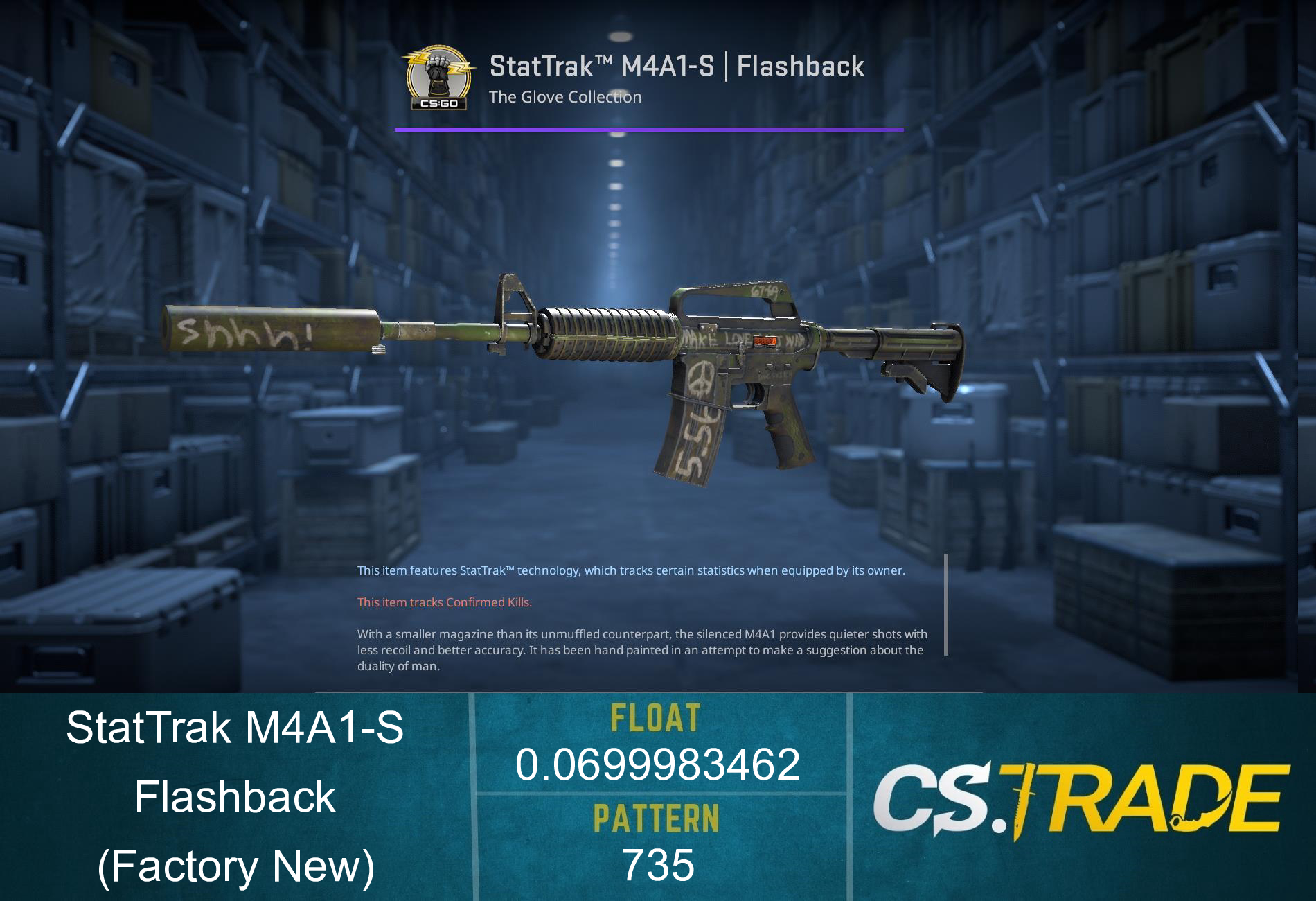 StatTrak™ M4A1-S | Flashback (Factory New)