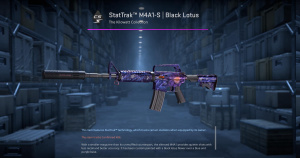 StatTrak™ M4A1-S | Black Lotus (Field-Tested) Screenshot