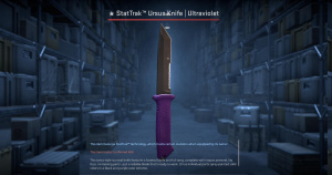 ★ StatTrak™ Ursus Knife | Ultraviolet (Field-Tested) Screenshot