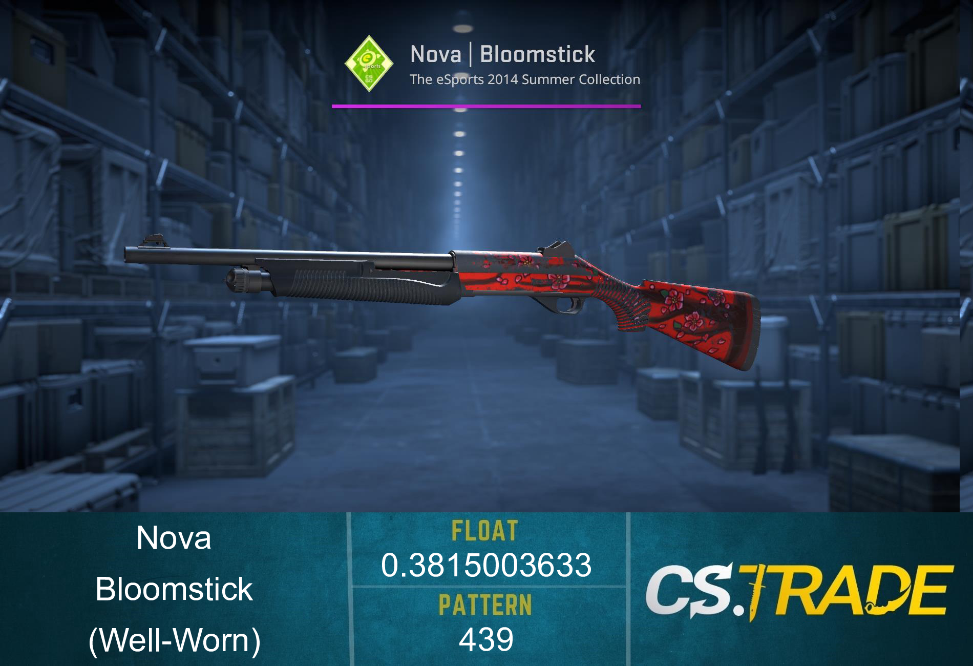 StatTrak™ Nova | Bloomstick (Well-Worn) Screenshot