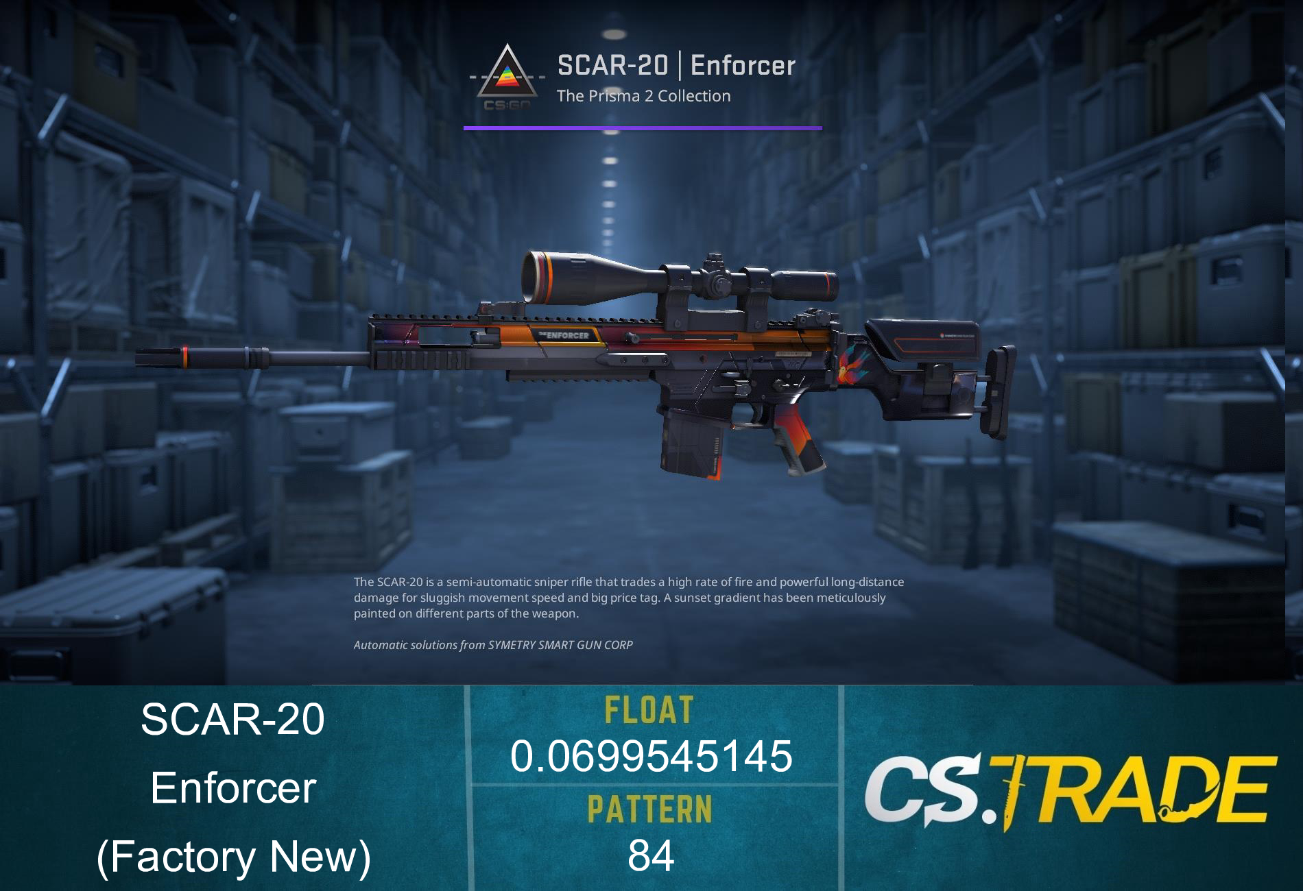 SCAR-20 | Enforcer (Factory New) Screenshot