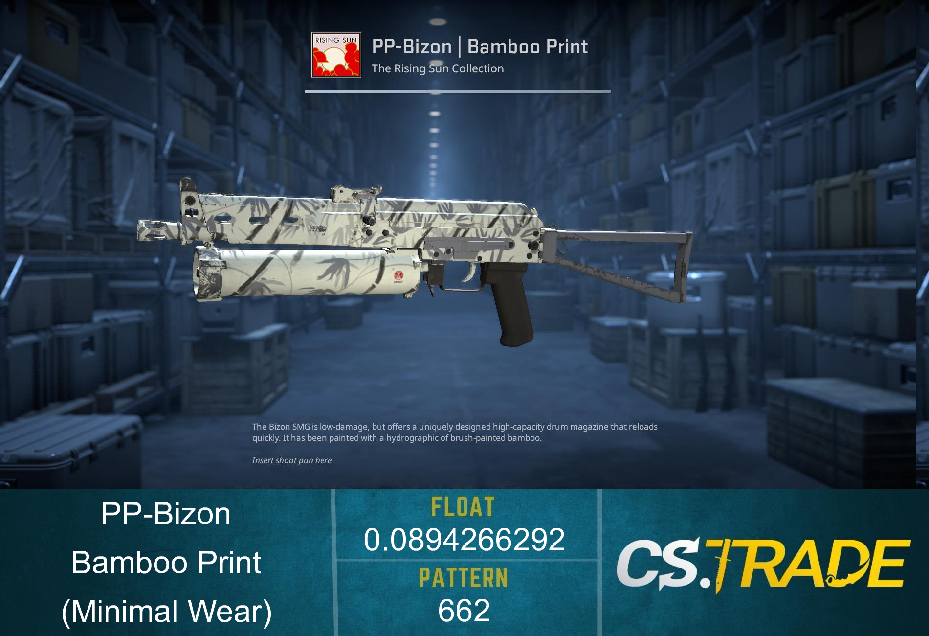 PP-Bizon | Bamboo Print (Minimal Wear) Screenshot