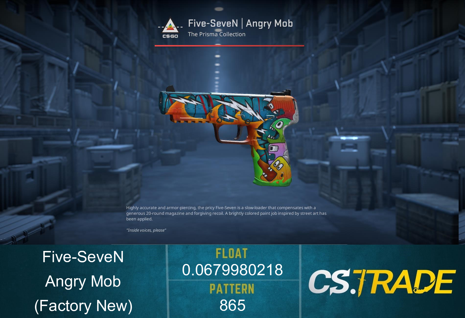 Five-SeveN | Angry Mob (Factory New) Screenshot