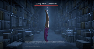 ★ Flip Knife | Ultraviolet (Well-Worn) Screenshot