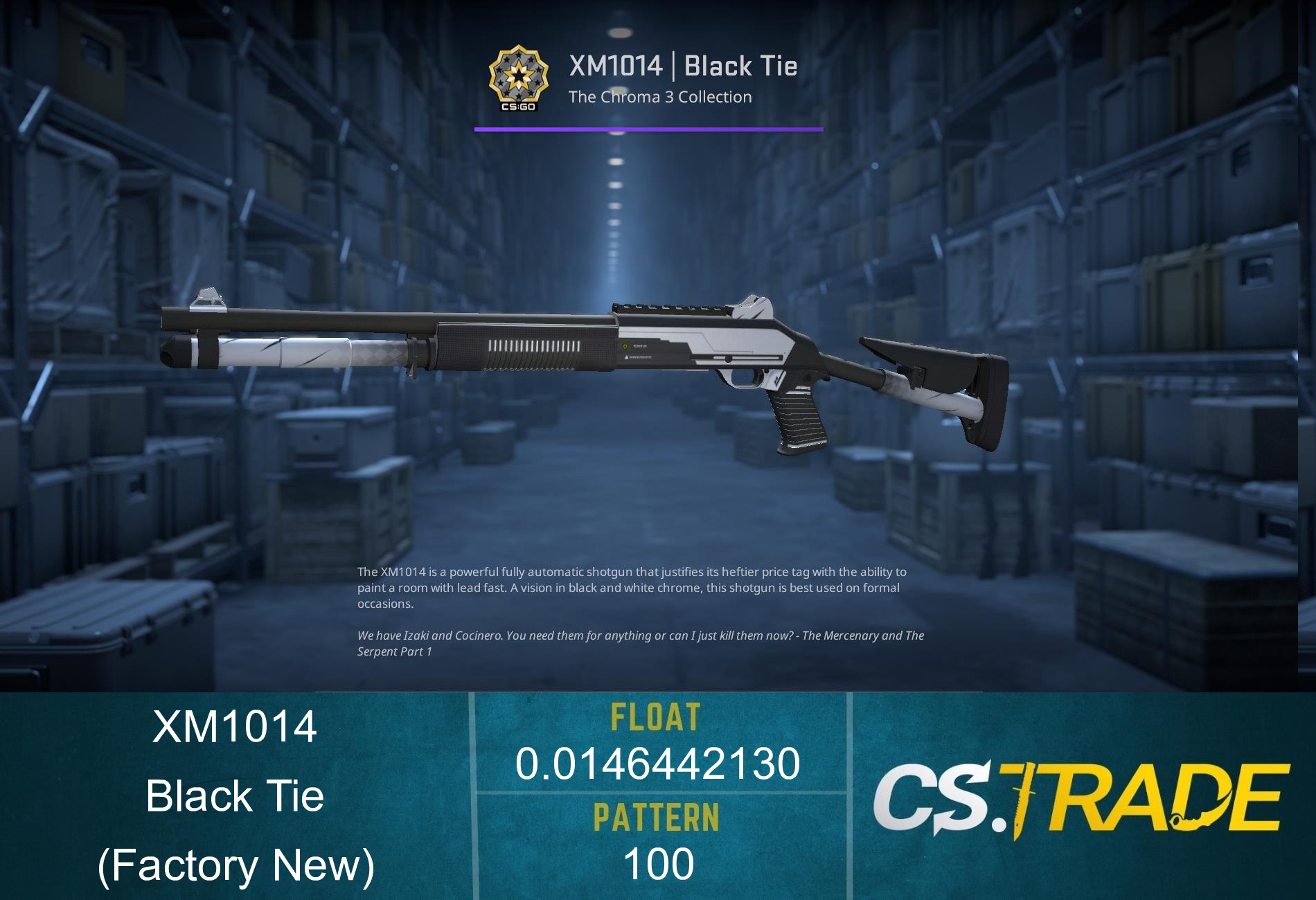 XM1014 | Black Tie (Battle-Scarred) Screenshot