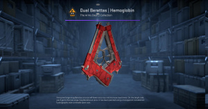 Dual Berettas | Hemoglobin (Factory New) Screenshot