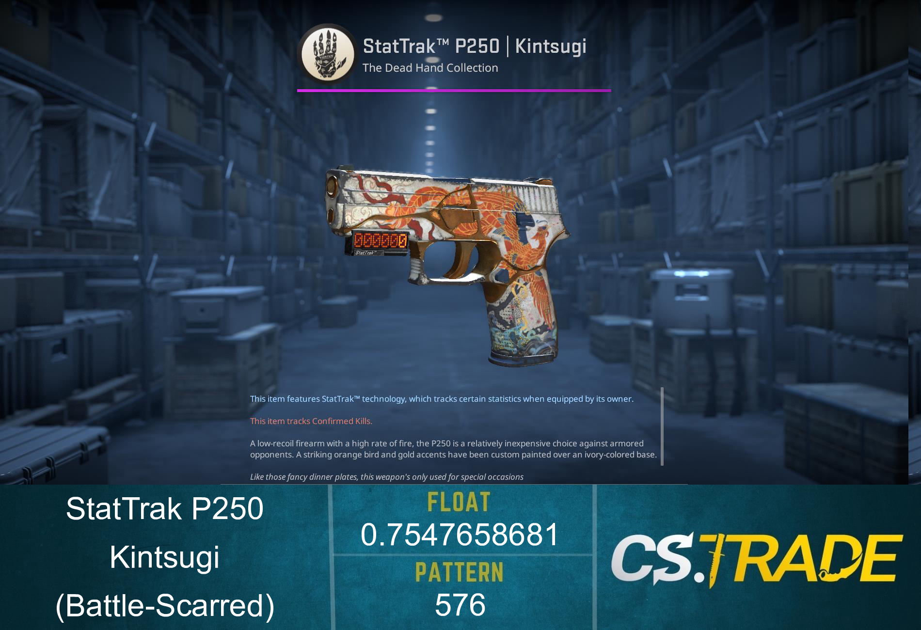 StatTrak™ P250 | Kintsugi (Battle-Scarred)