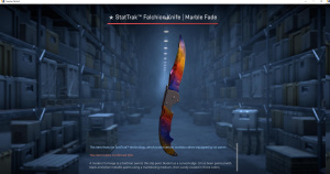 ★ StatTrak™ Falchion Knife | Marble Fade (Factory New) Screenshot