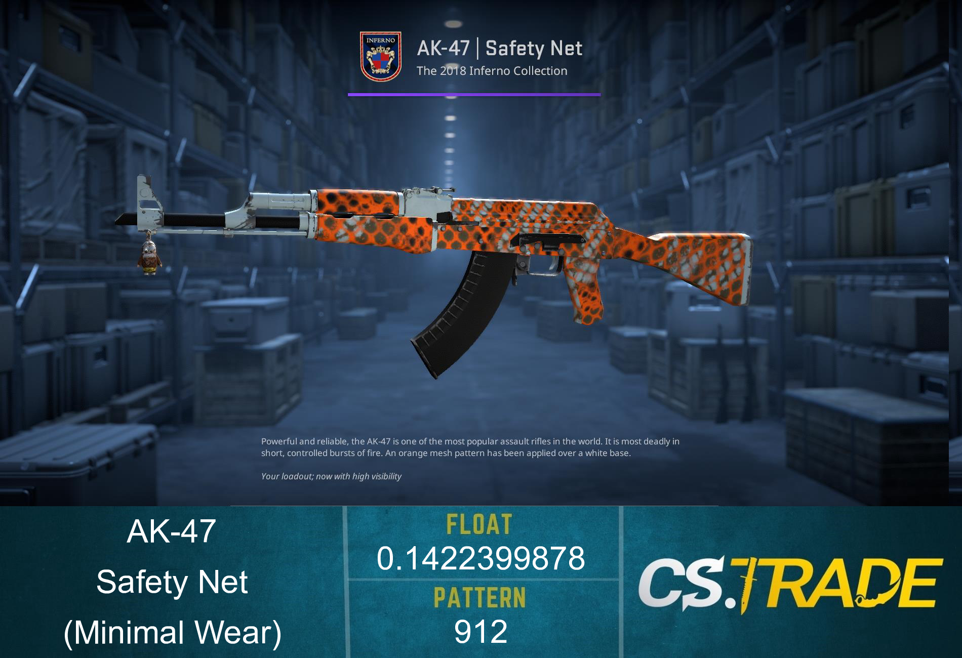 AK-47 | Safety Net (Minimal Wear) Screenshot