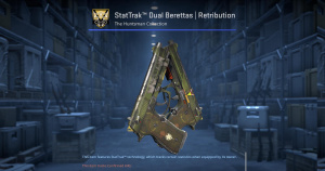 StatTrak™ Dual Berettas | Retribution (Field-Tested) Screenshot