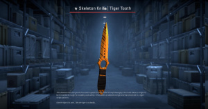 ★ Skeleton Knife | Tiger Tooth (Factory New) Screenshot