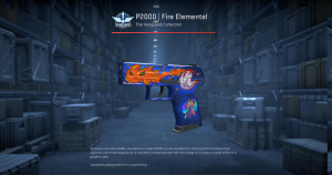 P2000 | Fire Elemental (Field-Tested) Screenshot