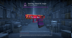 StatTrak™ Glock-18 | Vogue (Minimal Wear) Screenshot